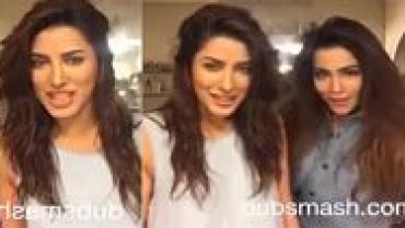 Watch this Dubsmash of Mehwish Hayat and Humaima Malik