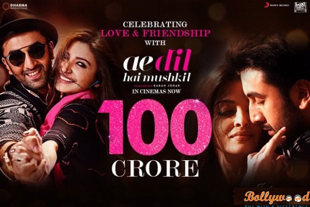 Ae Dil Hai Mushkil Includes in 100 Crore Club