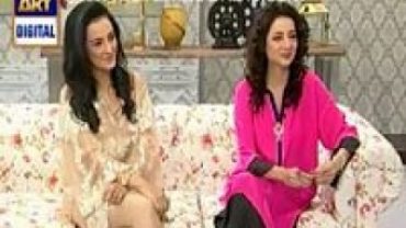 Moomal Sheikh And Sarwat Gillani Sharing Their Precious Feel