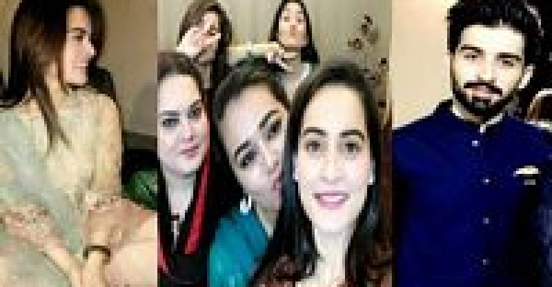 Watch Aiman Khan And Muneeb Butt Engagement Second Dholki