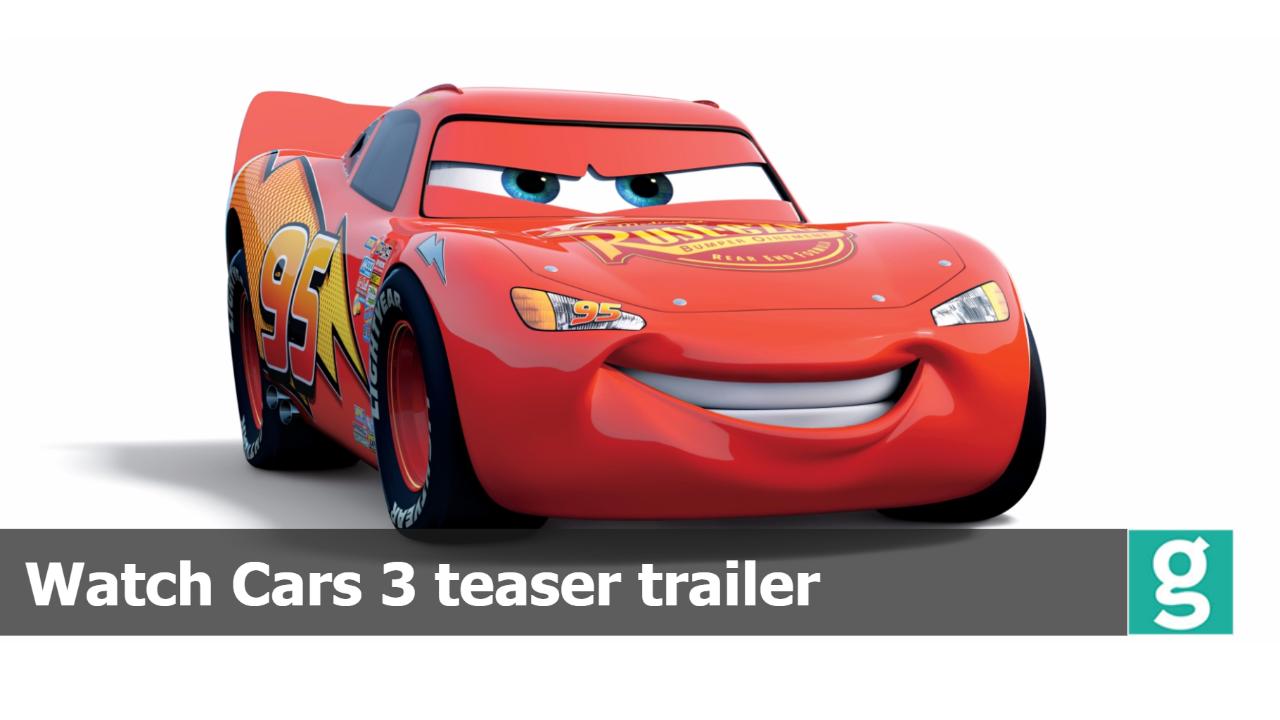 Watch Animated Movie Cars 3 Trailer