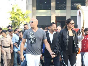 Hollywood Actor Vin Diesel Reached India for Deepika