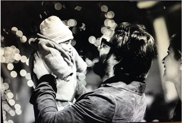 Fawad Khan with his daughter Elayna