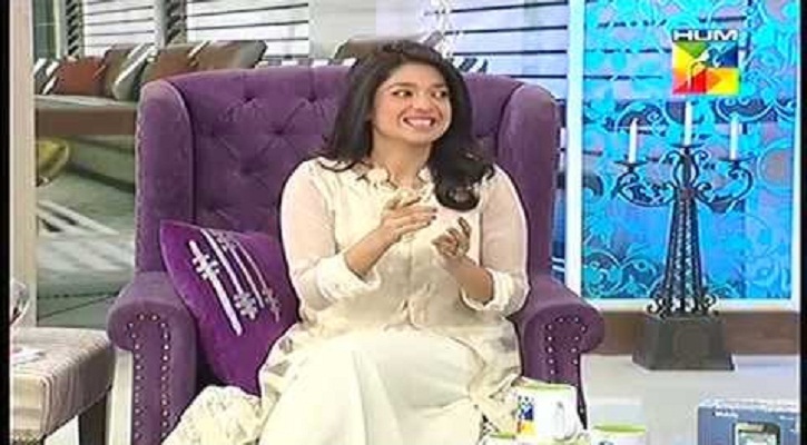 17 Year Old Girl Amazing Voice in Sanam Jung Morning Show