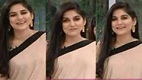 Sanam Baloch Wearing Saree For First Time in Morning Show