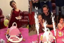 Shahid Afridi Celebrating Daughter Birthday