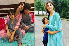 Hira Mani With Her Cute Sons