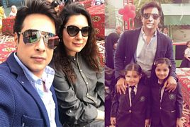 Faysal Qureshi With His Wife