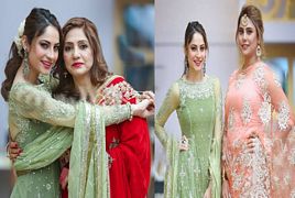 Neelam munir At Her Sister''s Weeding