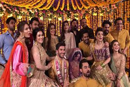 Family of Feroz Khan’s Bride Alizey