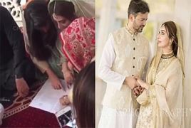 Ayesha Khan & Major Uqbah Nikah Ceremony