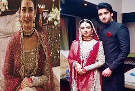 Sarah Khan And Agha Ali Wedding Look