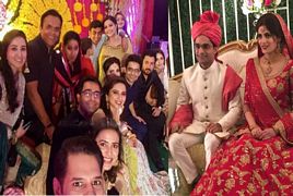 Shahzeb Khanzada with Beautiful Bride Rushna on His Wedding 