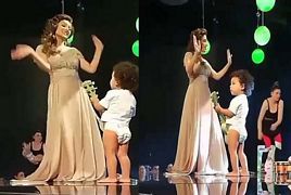 First Look of Ayeza Khan’s Dance with Cute Little Babies