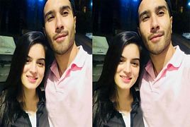 Feroze Khan With His Beautiful Wife Alizay