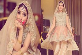 Sajal Aly Sister Saboor Aly Looking Gorgeous In Bridal Dress
