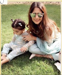 Sanam Jung With Her Family On First Day Eid Ul Fitr