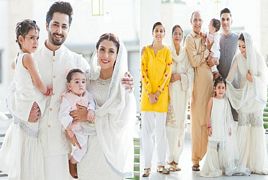 Ayeza Khan With Her Complete Family On Eid Ul Fitr