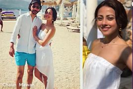 Ainy Jaffri with her Husband on Vacation of Eid