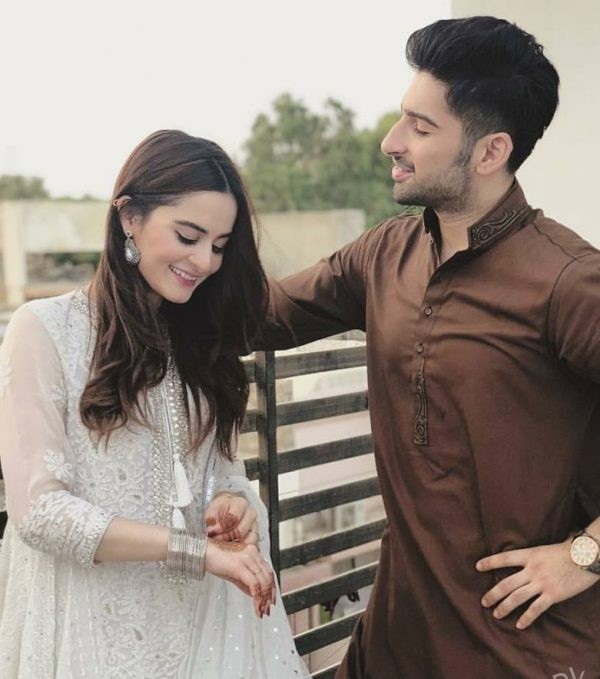 Aiman Khan And Muneeb Butt Celebrated This Eid Together