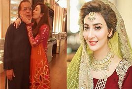 Ayesha Khan’s Pictures with her Father After Marriage