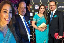 Reema Khan with her husband At the Hum Awards 2018