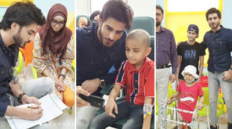 Imran Abbas Spends Time With Cancer Patients