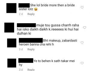 People Think Arisha Razi Looked More Like A Bride Than Sara