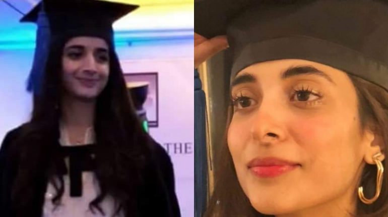 Urwa Hocane at Mawra’s convocation