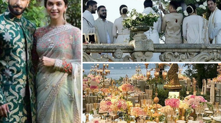 First Pictures of Ranveer and Deepika Wedding Is Out