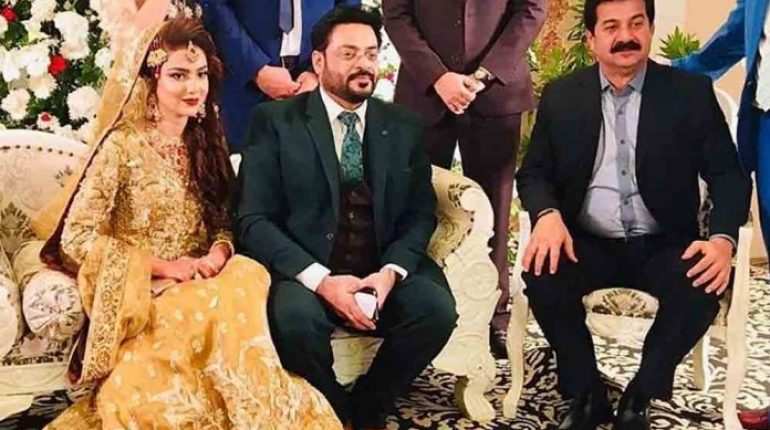 Amir Liaquat Second Wedding Reception Pictures