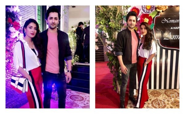 Ayeza Khan and Danish Taimoor at the wedding anniversary