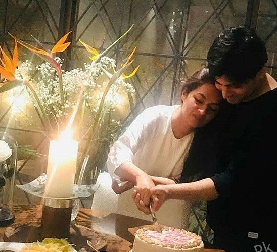 Fawad Khan Pictures of Celebrating Wedding Anniversary With 